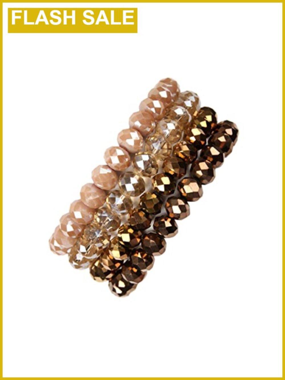 Bohemian Multilayer Glass Beaded Stacking Bracelet Set Stretch Strand Statement